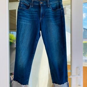 Joe’s Jeans Leah Boyfriend Slim Ankle Jeans Size 30 NWT Cuffed Hem